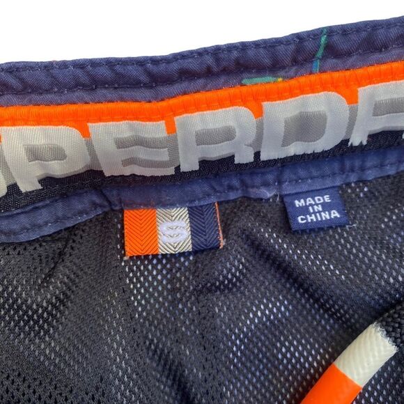 🦜 Superdry Men’s Parrot Swim Shorts Sz S 💣 Tropic Thunder‎ Vibes • Lined • - Picture 5 of 5